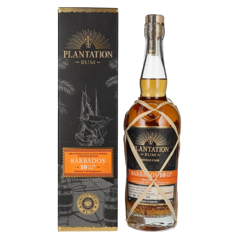 Plantation Rum BARBADOS 10 Years Old Arran Finish by delicando 2023 50,9% Vol. 0,7l in Geschenkbox