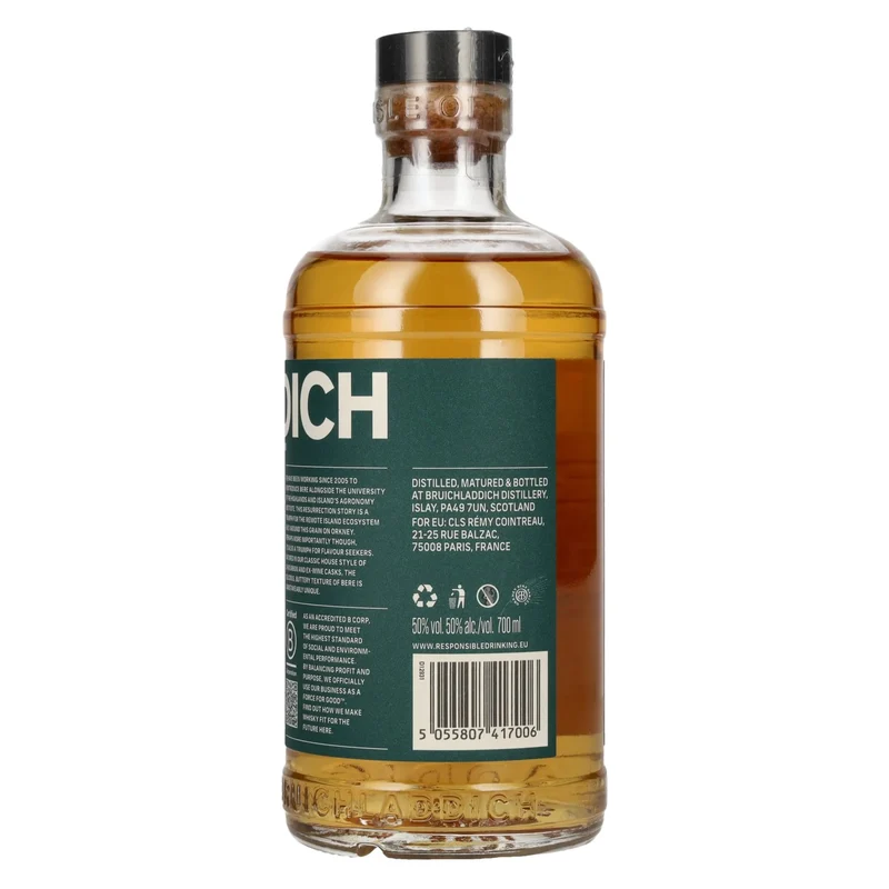 Bruichladdich BERE BARLEY 10 Years Old 2013 50% Vol. 0,7l