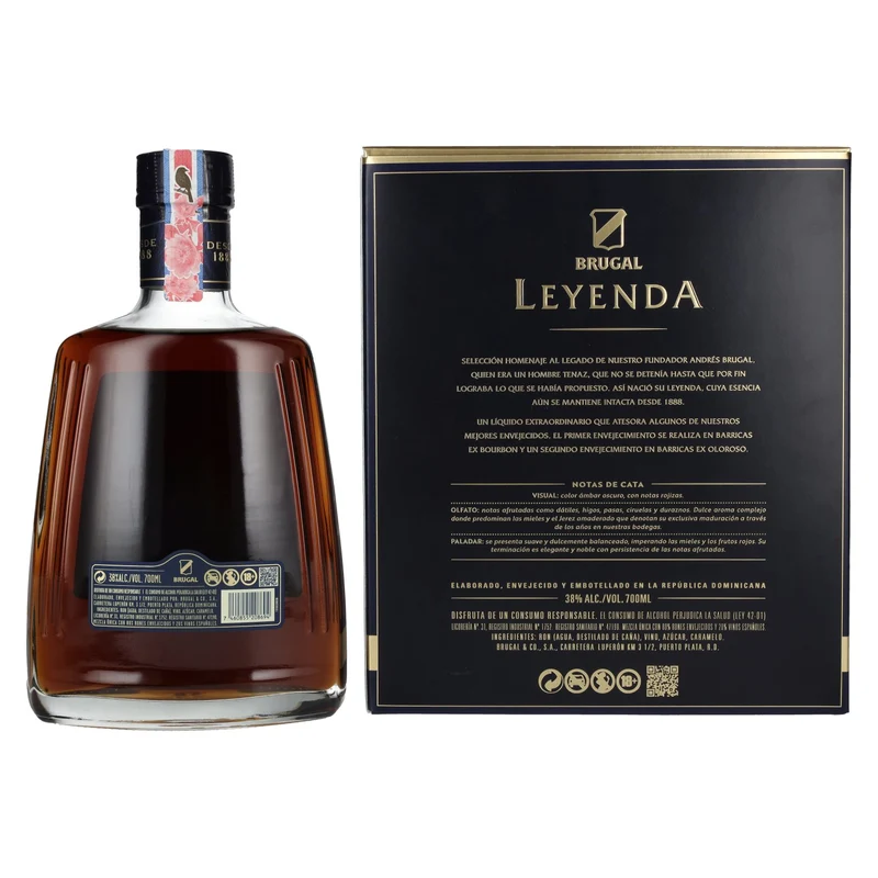 Brugal LEYENDA Selección Homenaje 38% Vol. 0,7l in Geschenkbox