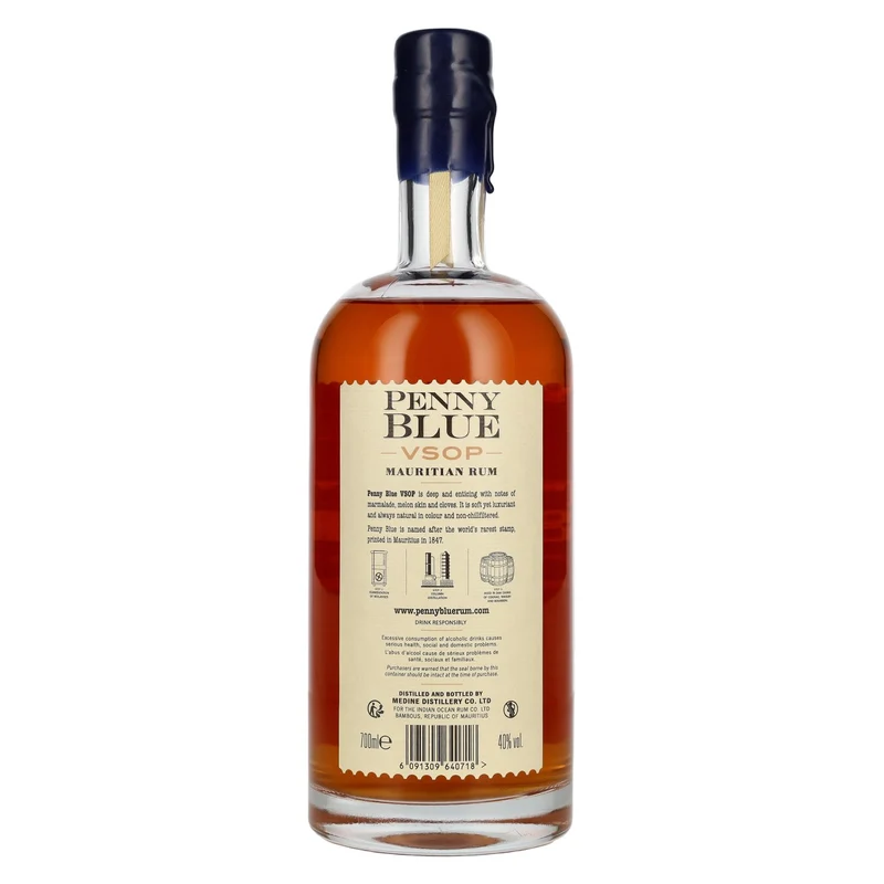 Penny Blue VSOP Mauritian Rum 40% Vol. 0,7l