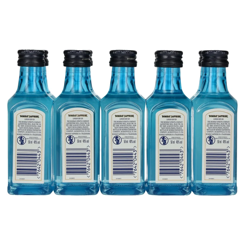 Bombay SAPPHIRE London Dry Gin 40% Vol. 10x0,05l PET