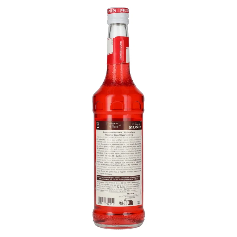 Le Sirop de Monin RHABARBER 0,7l