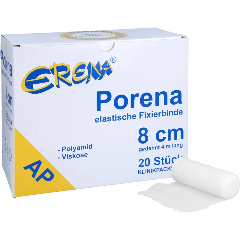 PORENA (AP) hochelastische Fixierbinde 8cm, 20 St BIN