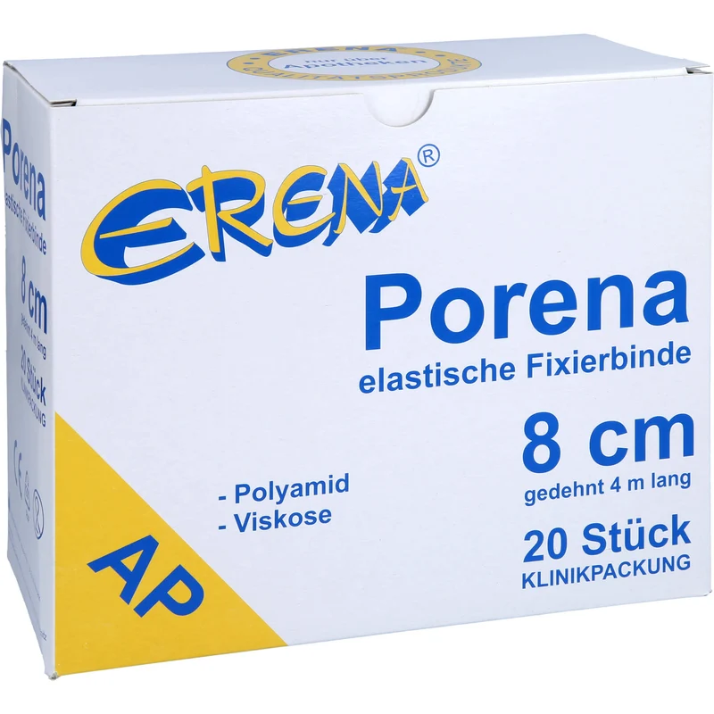 PORENA (AP) hochelastische Fixierbinde 8cm, 20 St BIN