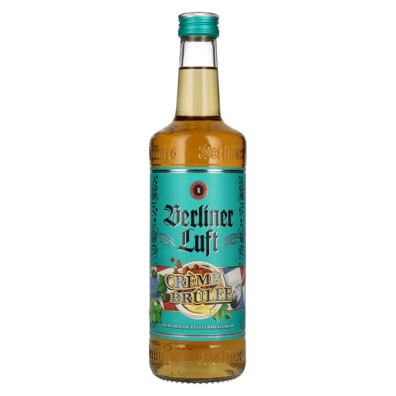Berliner Luft CRÈME BRÛLÉE Der Frische Pfefferminzlikör 18% Vol. 0,7l