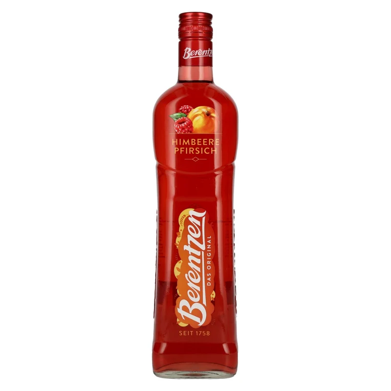 Berentzen Fruchtige Himbeere-Pfirsich Likör 16% Vol. 0,7l