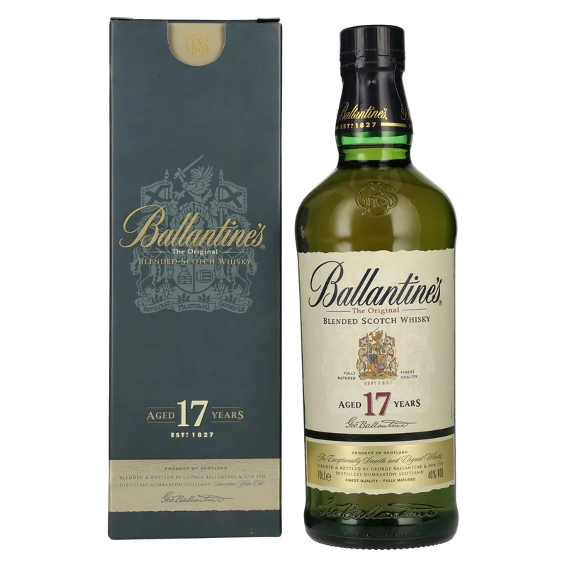Ballantine's 17 Years Old Blended Scotch Whisky 40% Vol. 0,7l in Geschenkbox