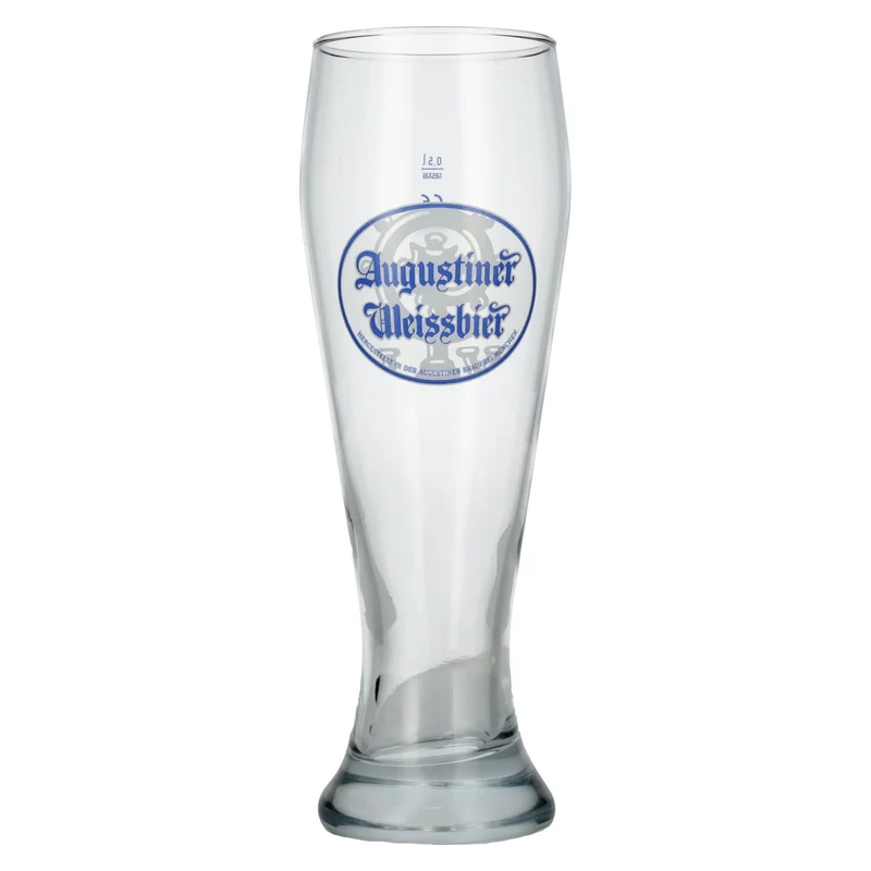 Augustiner Weissbierglas 0,5l mit Eichung
