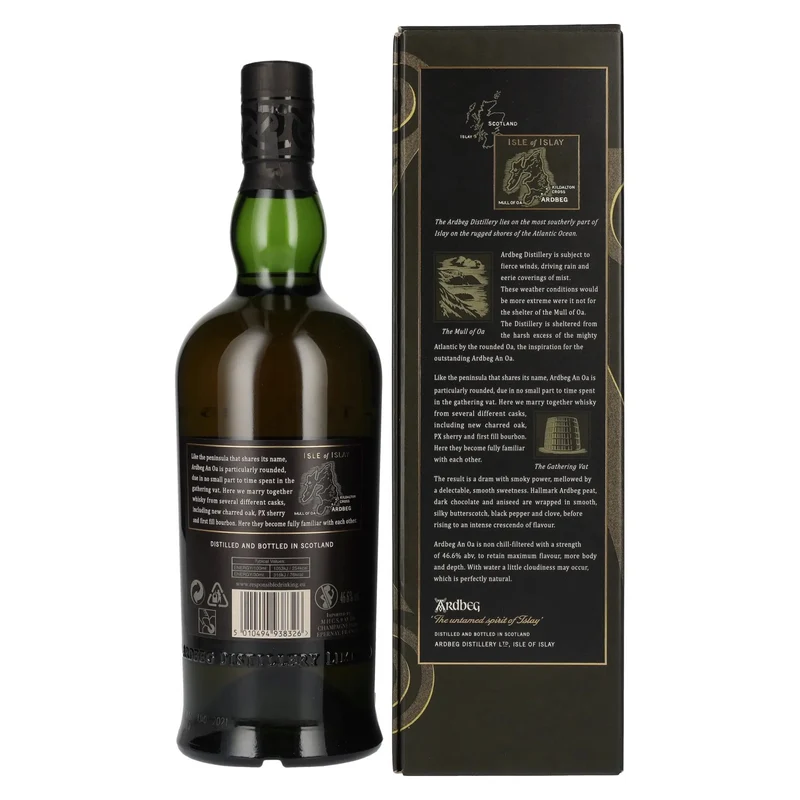 Ardbeg AN OA Islay Single Malt 46,6% Vol. 0,7l in Geschenkbox