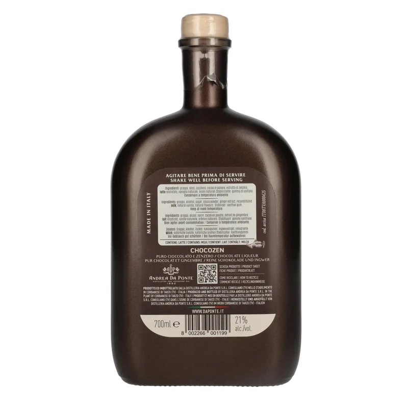 Andrea da Ponte Chocozen Chocolate Liqueur 21% Vol. 0,7l