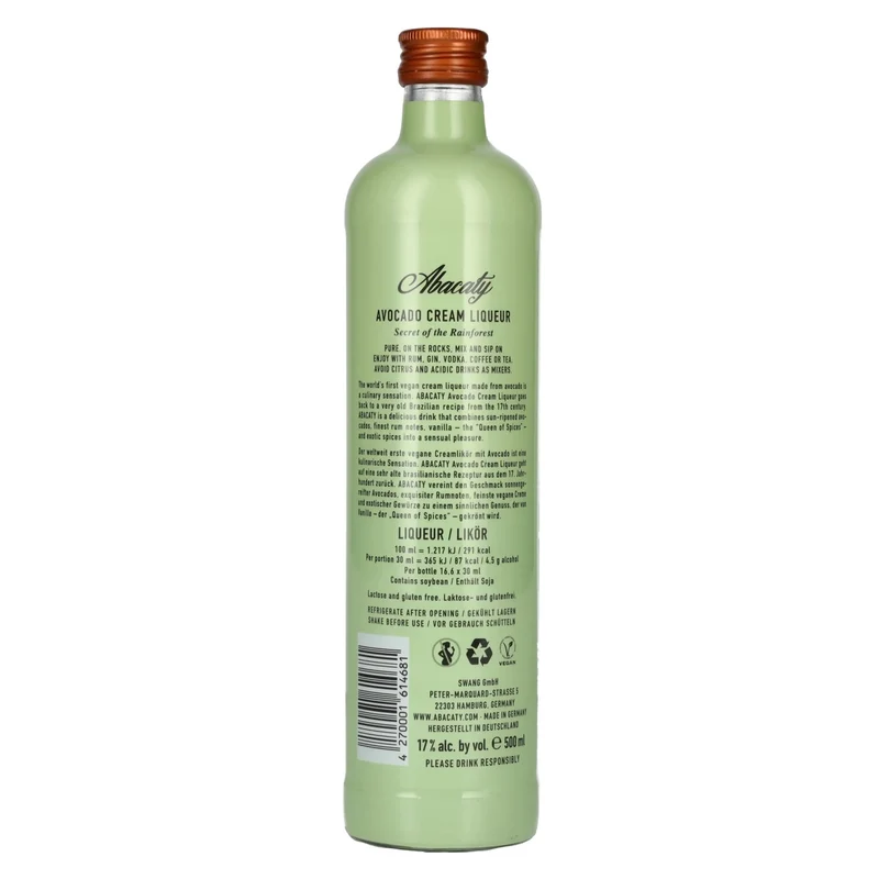 Abacaty Avocado Cream Liqueur 17% Vol. 0,5l