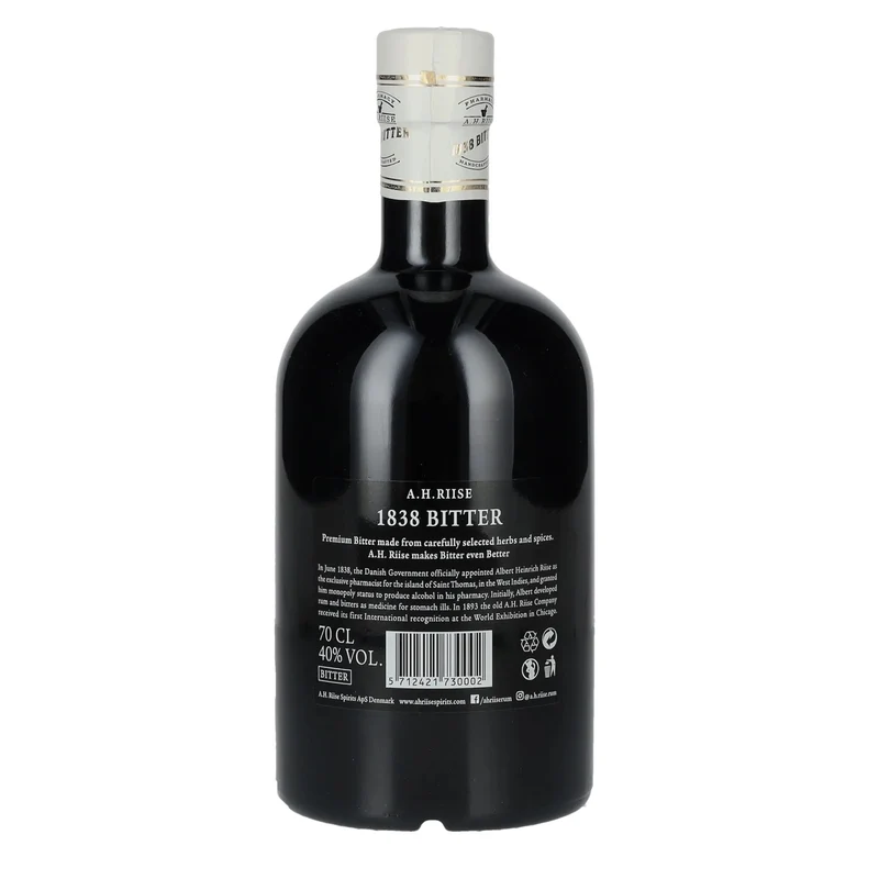 A.H. Riise Pharmacy 1838 BITTER 40% Vol. 0,7l