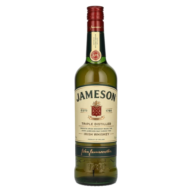 Jameson Triple Distilled Irish Whiskey 40% Vol. 0,7l