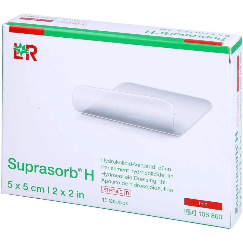Suprasorb H dünn 5x5cm, 10 St VER