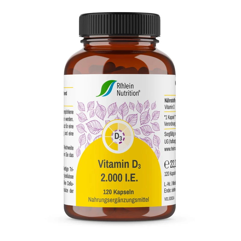 Vitamin D3 2,000 I.E. Kapseln, 120 St KAP