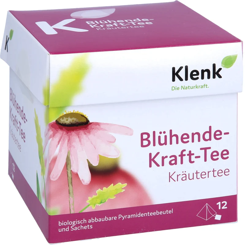 Blühende-Kraft-Tee Pyramidenbeutel, 12X2 g TEE