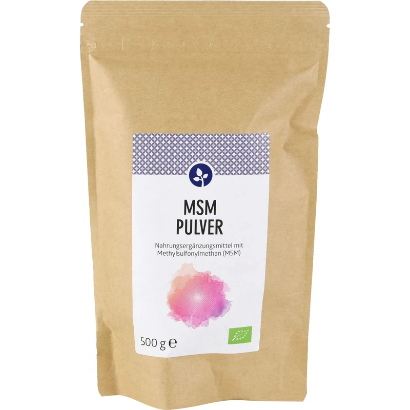 MSM Pulver 100% Methylsulfonylmethan, 500 g PUL