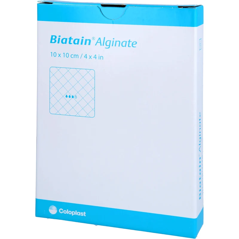 Biatain Alginate Kompressen 10x10cm, 10 St VER