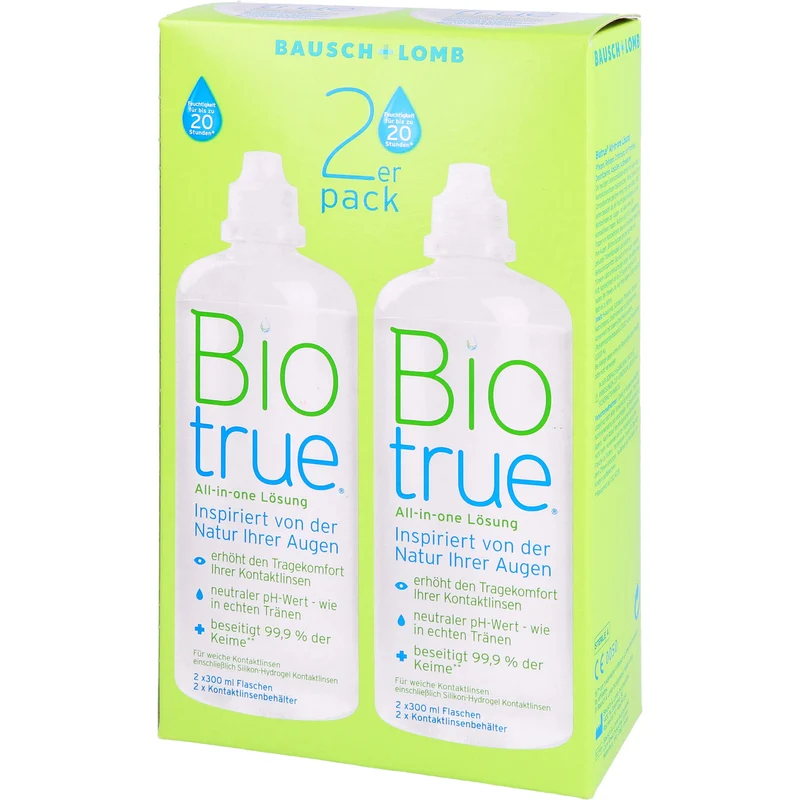 Biotrue, 2X300 ml