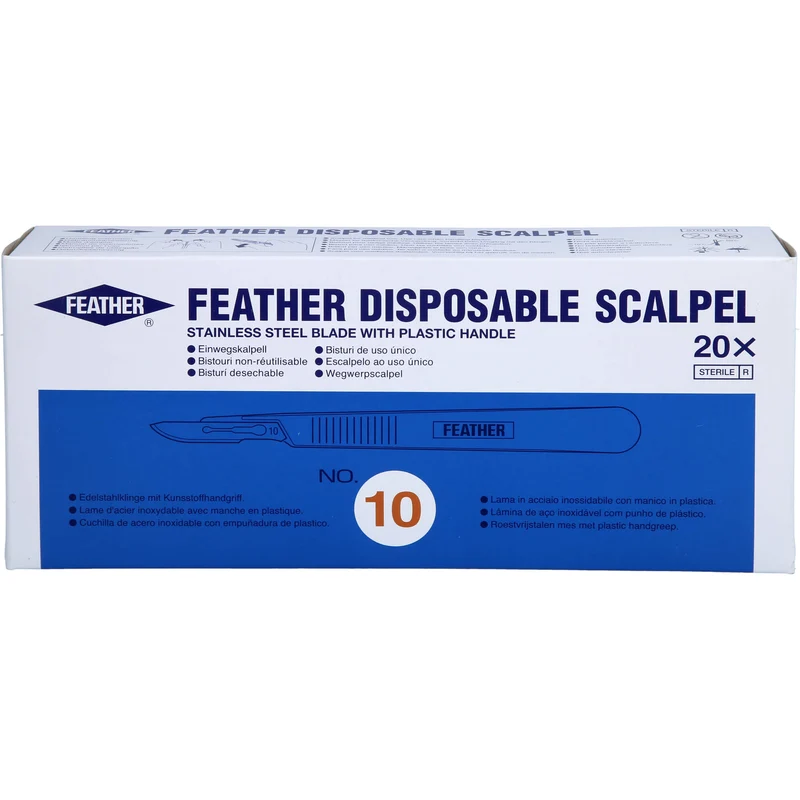 Skalpelle Einmal Fig. 10 Feather, 20 St