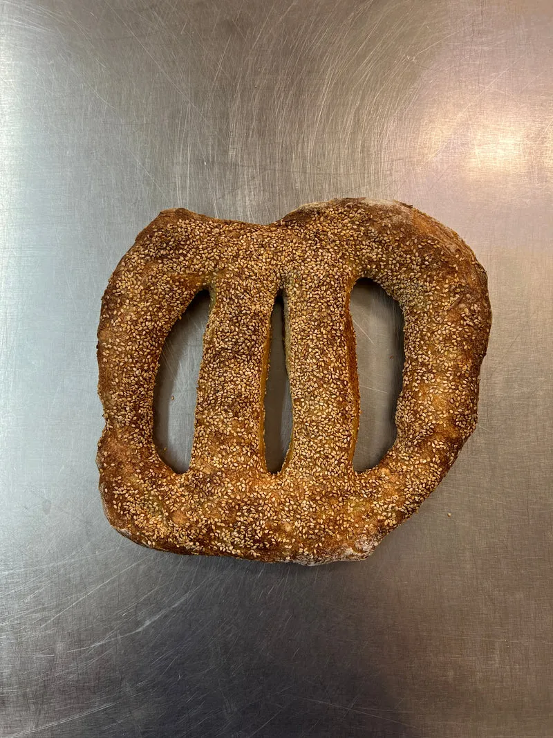 Sesam Fougasse