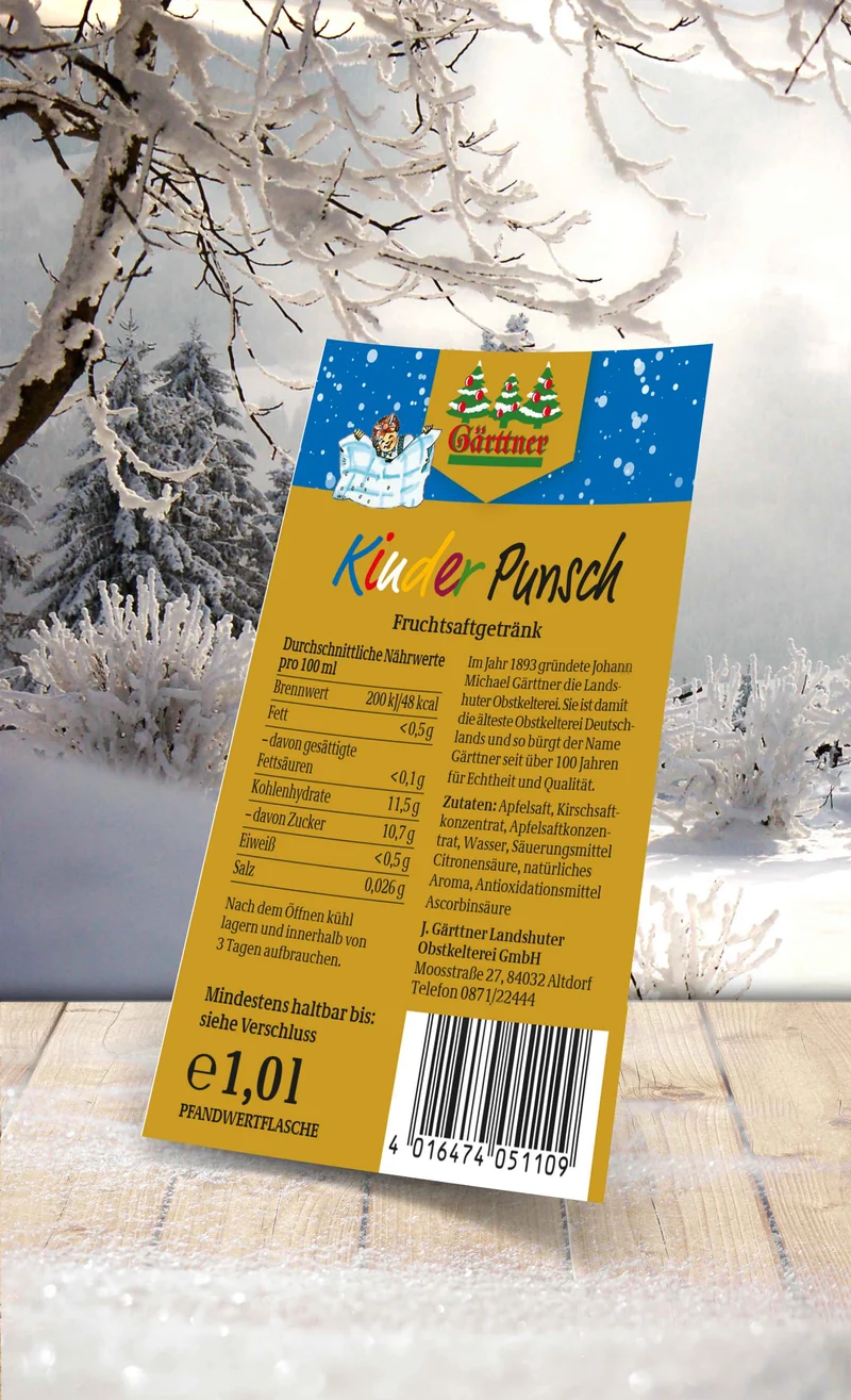 Gärttner Kinderpunsch 1,0l