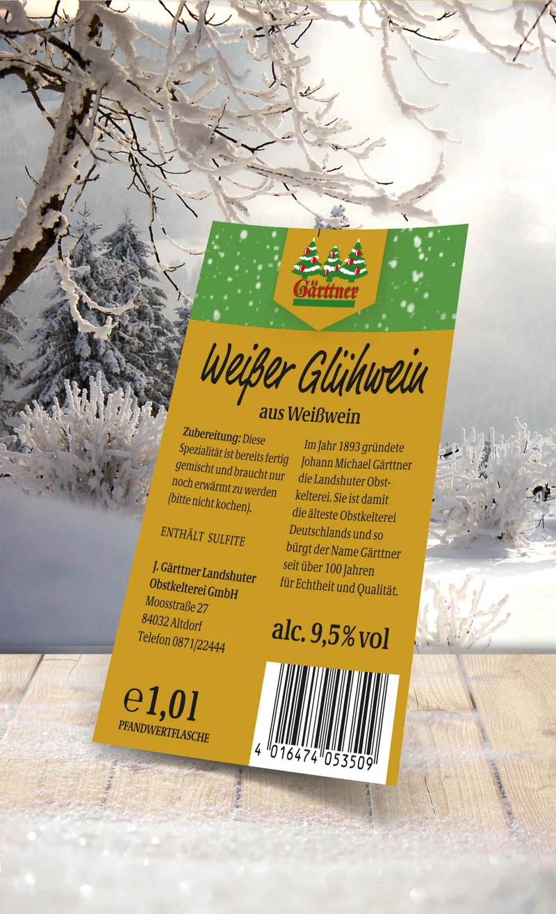 Gärttner Weißer Glühwein 1,0l
