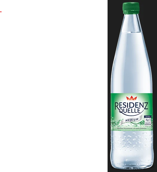 Residenz Quelle Medium 0,75l Glas