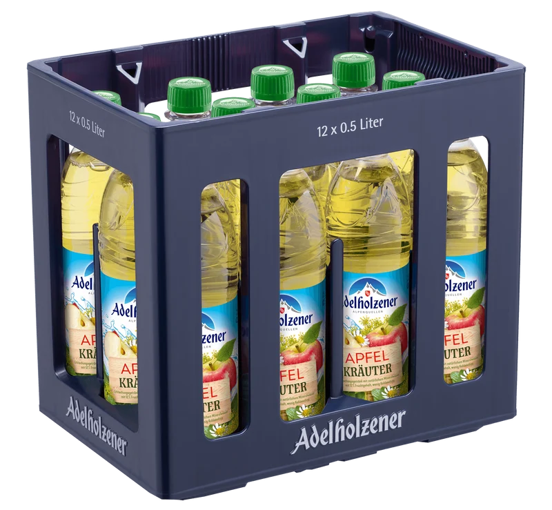 Adelholzener Apfel Kräuter PET 0,5l
