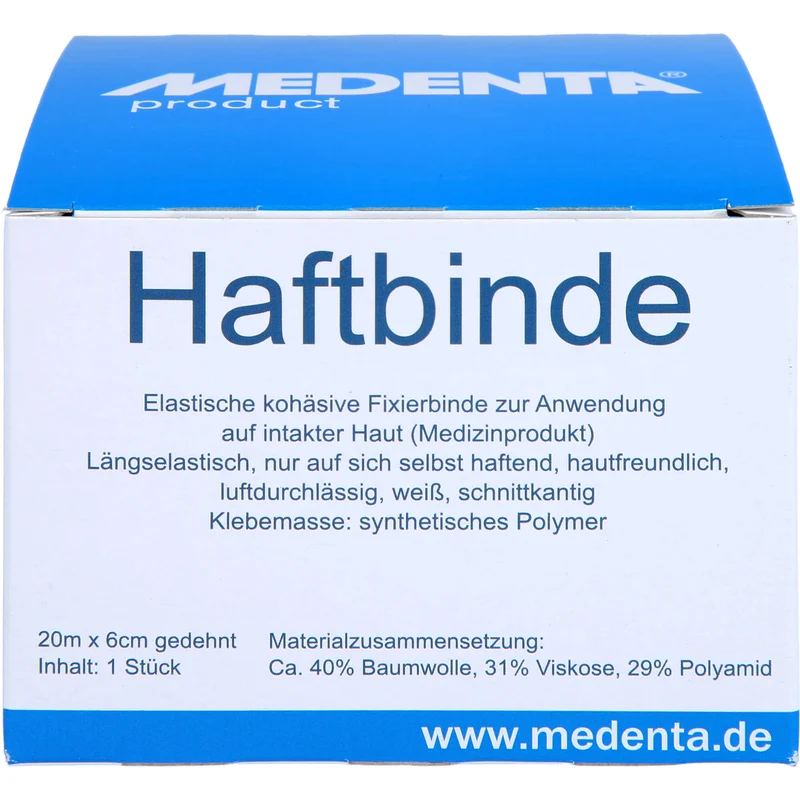 HAFTBINDE ELASTISCH 20MX6CM, 1 St BIN
