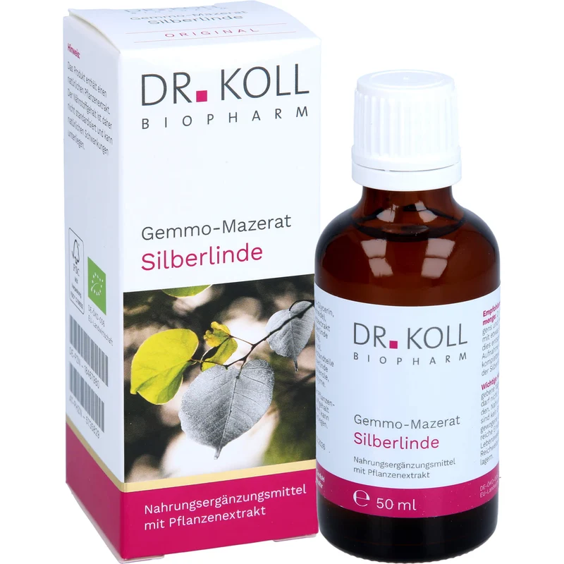 Gemmo-Mazerat Silberlinde Dr. Koll Tilia tomentosa, 50 ml TRO