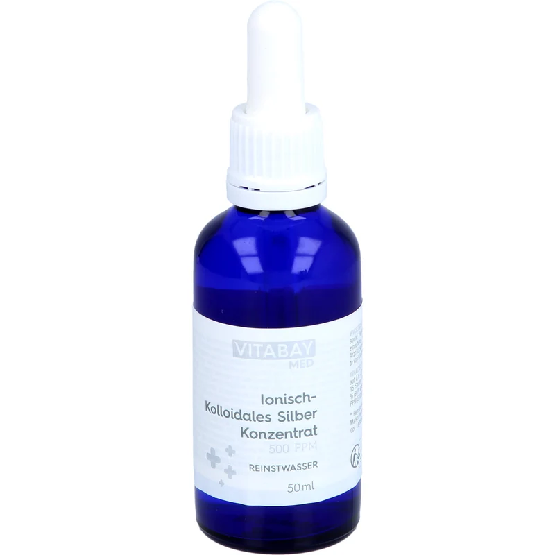 Kolloidales Silber Konzentrat 500 PPM, 50 ml FLU