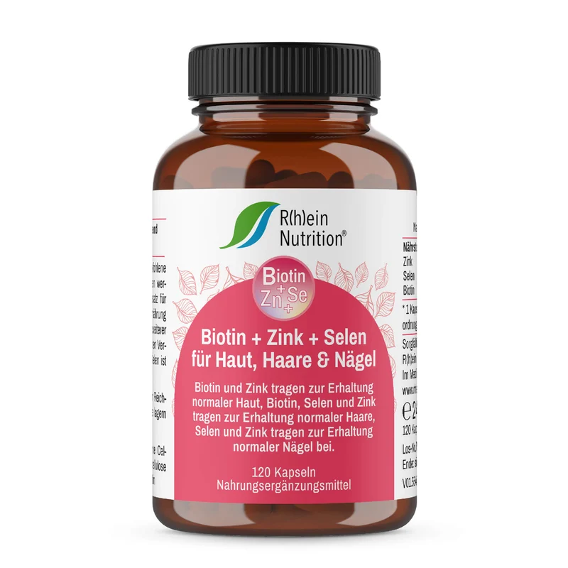 Biotin + Zink + Selen für Haut Haare & Nägel, 120 St KAP