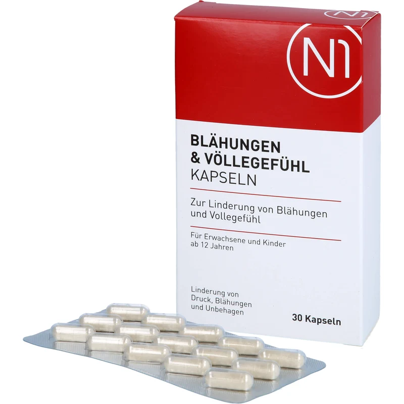 N1 BLÄHUNGEN & VÖLLEGEFÜHL KAPSELN, 30 St KAP