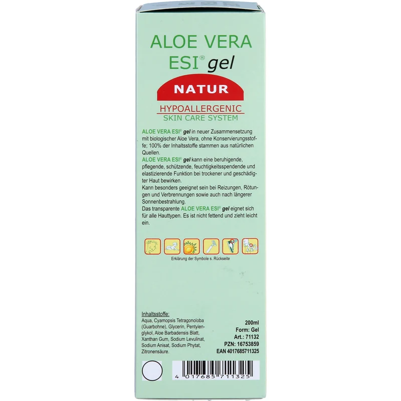 Aloe Vera Gel Natur Bio, 200 ml GEL