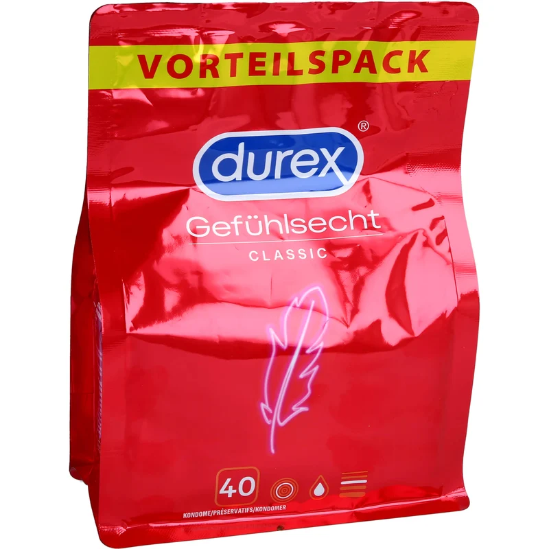 Durex Gefühlsecht hauchzarte Kondome, 40 St KOD