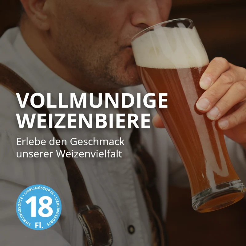 Vollmundige Weizenbiere - 18er Bierpaket