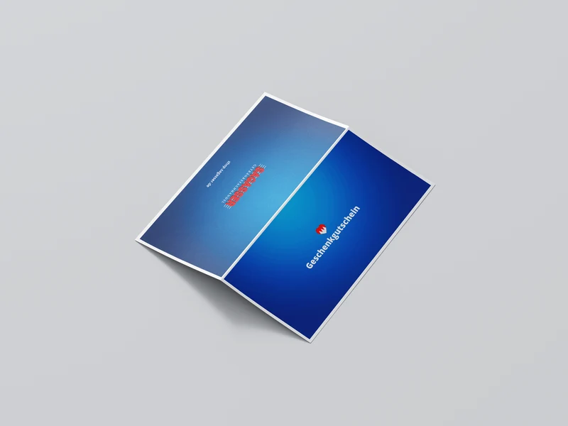 Geschenkgutschein mit Umschlag