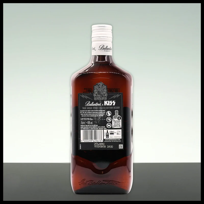 Ballantine's Finest KISS Limited Edition Blended Whisky 0,7L - 40% Vol.