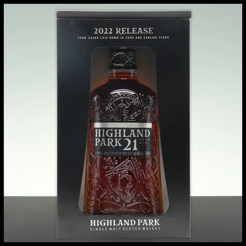 Highland Park 21 YO 2022 Release Single Malt Whisky 0,7L - 46% Vol.