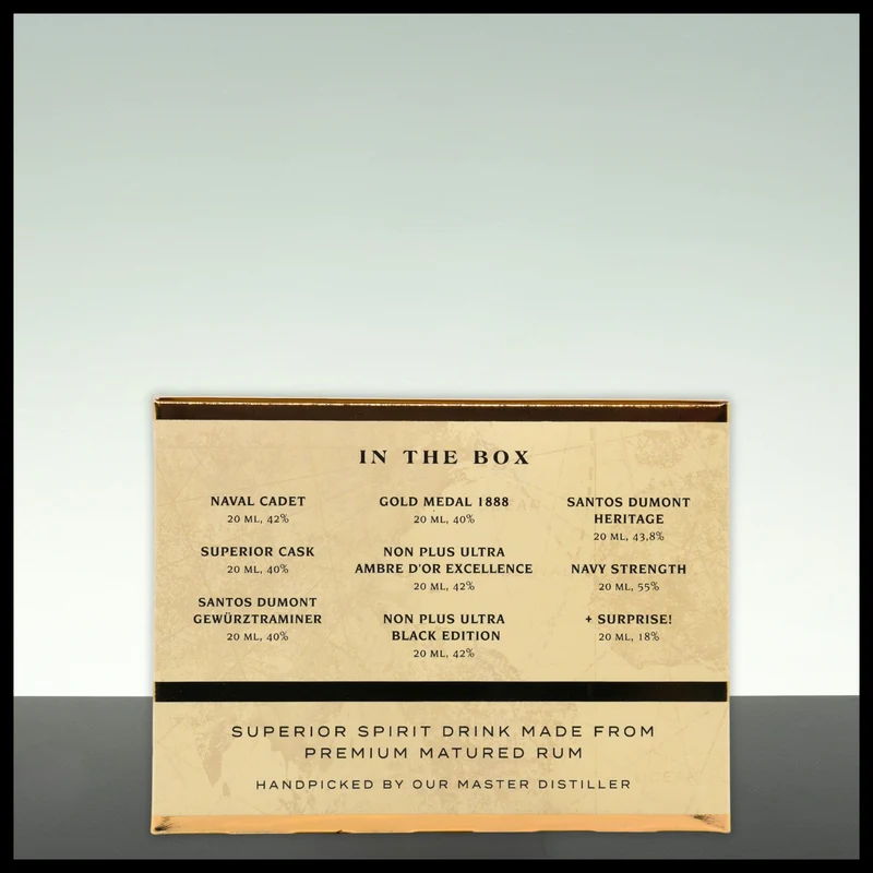 A.H. Riise & Santos Dumont Tasting Kit #2 - 9x 0,02L