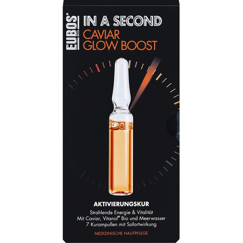 EUBOS IN A SECOND Aktivierungskur CaviarGlow Boost, 7X2 ml AMP