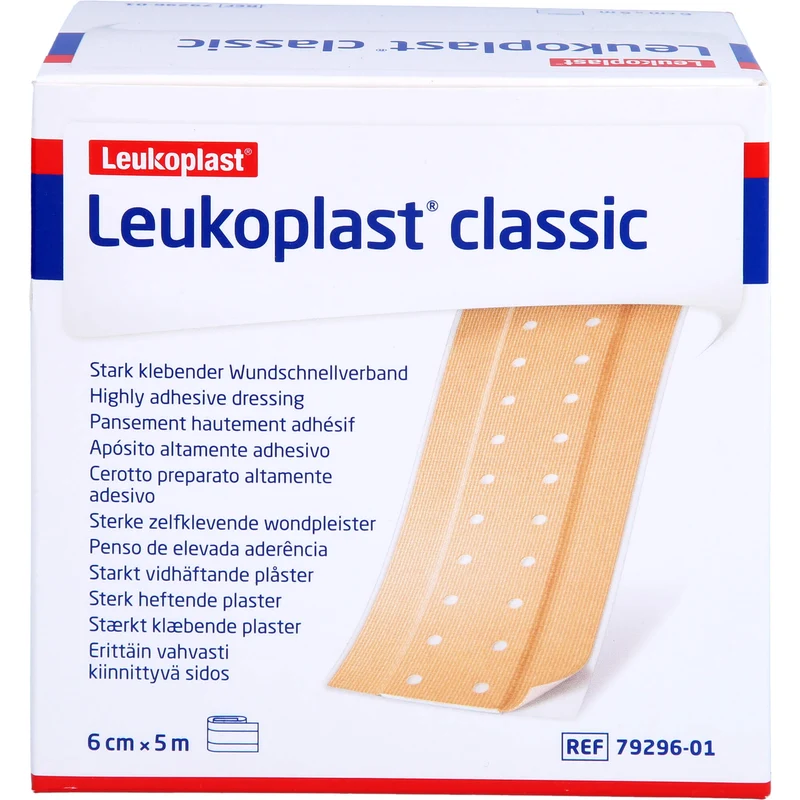 Leukoplast Classic Pflaster 6 cm x 5 m Rolle, 1 St PFL