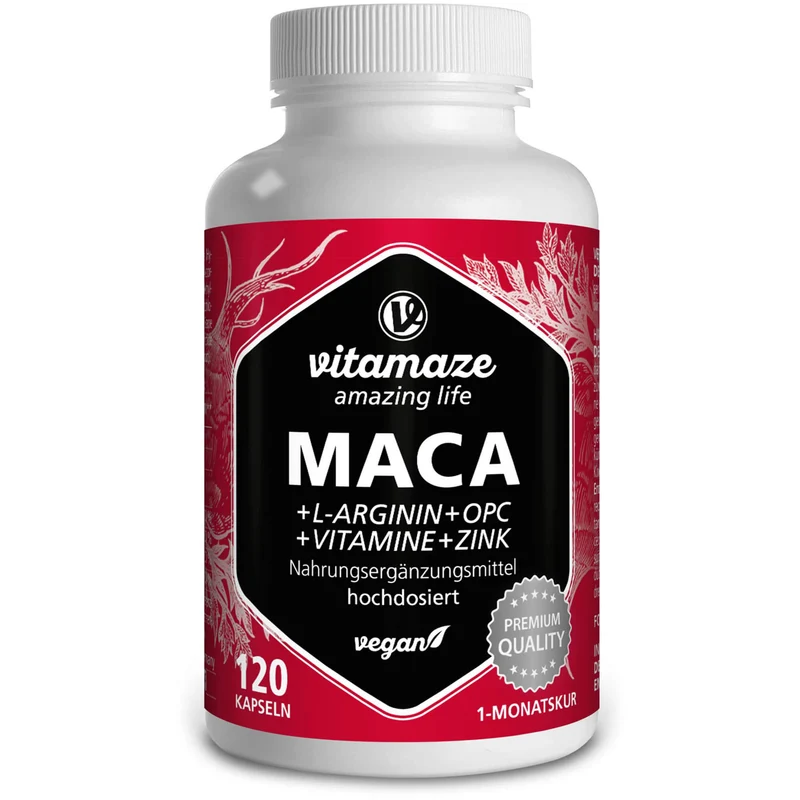 Maca 10:1 + L Arginin Hd, 120 St KAP
