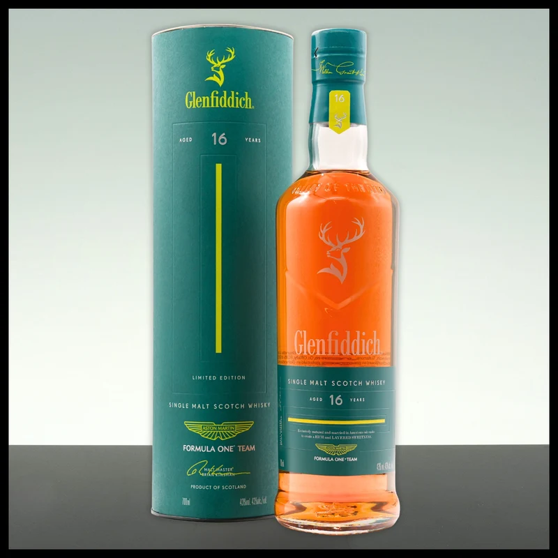 Glenfiddich 16 YO Aston Martin Edition Whisky 0,7L - 43% Vol.