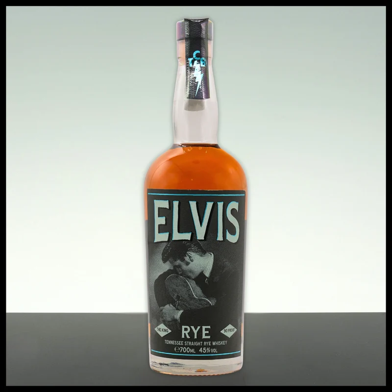 Elvis THE KING Straight RYE Whiskey 0,7L - 45% Vol.