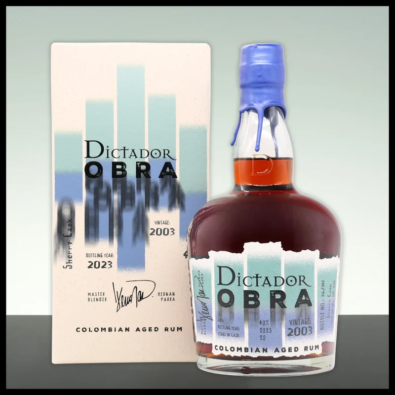 Dictador OBRA Sherry Cask Rum 2003 0,7L - 40% Vol.