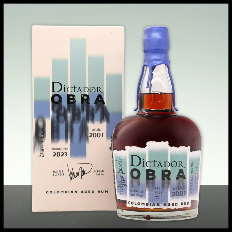 Dictador OBRA Sherry Cask Rum 2001 0,7L - 41% Vol.