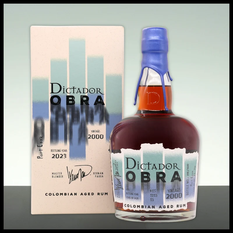 Dictador OBRA Port Cask Rum 2000 0,7L - 42% Vol.