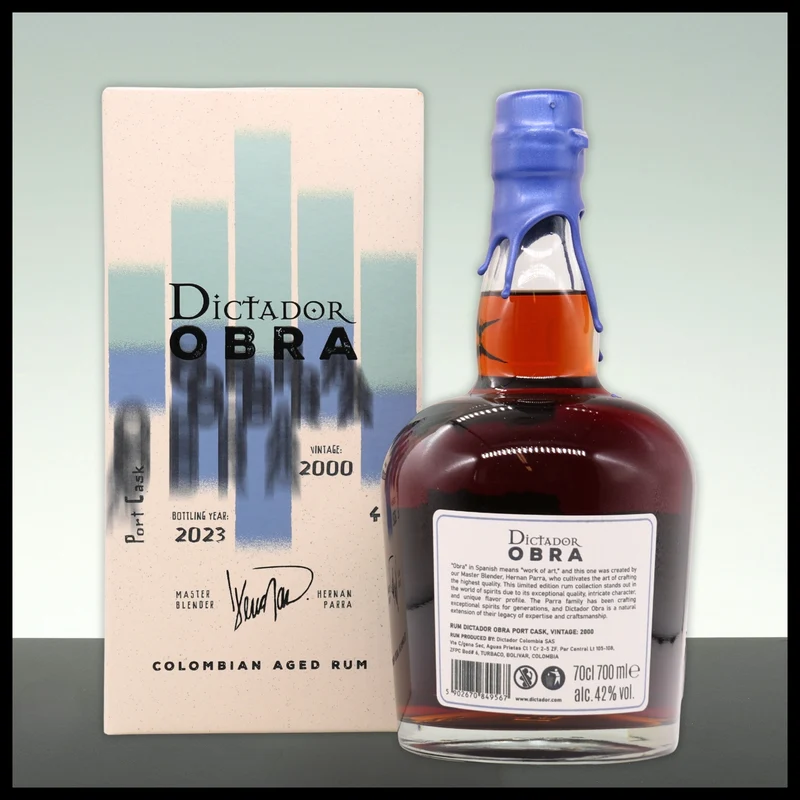 Dictador OBRA Port Cask Rum 2000 0,7L - 42% Vol.